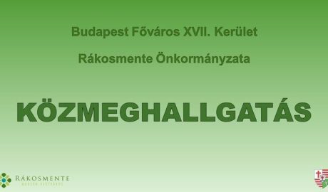 Közmeghallgatás 2024 Rákosmente